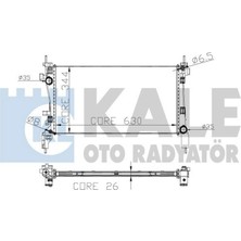 Motor Su Radyatörü [ Fiat Fiorino 1.3 Mjet, Peugeot Bipper 1.4/1.6 Hdi Brazing ] Dpmah