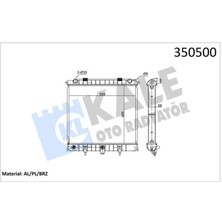 Radyatör Landrover Rangerover Ii Al-Pl-Brz 485X558X58 Dpmah