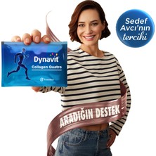 Dynavit Collagen Quatro 30 Saşe - 2'li Avantaj Paketi - Hidrolize Peptit Tip 2 Tavuk Kolajeni, Glukozamin