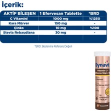 Dynavit Vitamin C + Sambucus Nigra 15 Efervesan Tablet