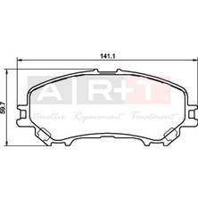 Ön Balata Renault Kadjar 15 Koleos Ii 15 Nissan Qashqai J11 13 x Trail Iii 14 Dpmah