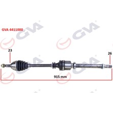 Komple Aks Sağ Megane Ii 1.4/1.6 16V-1.5 Dci 02-08 915MM Dpmah