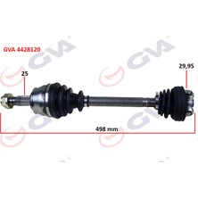 Komple Aks Sağ Mil Siz Aks Lale Siz Grande Punto 1.3 Mjt 75HP 497MM Dpmah