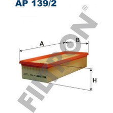 Hava Filtresi [ Volkswagen Passat 1.4/1.6/1.8/1.9/2.0 05-14, Golf V-Vi, Jetta Iii-Iv 1.4/1.6/1.8/1.9/2.0, Caddy Iii-Iv 1.6/2.0, Tiguan 1.4/2.0 06-18, Skoda Octavia Ii, Superb Ii, Audi A3, Seat Dpmah