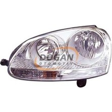 Volkswagen Jetta 2006- Ön Far (Krom) Sol Jetta/g Uyumlu Oem No: 1K6941005 / 1K6941029P