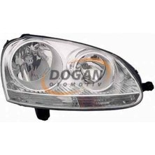 Volkswagen Jetta 2006- Ön Far (Krom) Sağ Jetta/g Uyumlu Oem No: 1K6941006 / 1K6941030P