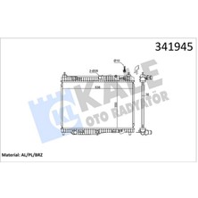 Radyatör Ford Bmax-Ecosport-Fiesta Vi -Fiesta Vi Van-Tourneo Courier-Transit Courier Al-Pl-Brz Dpmah