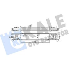 Intercooler Al/pl/brz Grande Punto-Punto-Punto Evo Dpmah