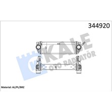 Turbo Radyatörü Intercooler Transit/tourneo Connect 1.8tdci 02-13 Al/pl/brz 400X130X65 Dpmah