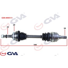 Komple Aks Sol Vectra B 1.6i-1.8i-2.0i 95-03 Abs Li 29 Diş 595MM Dpmah