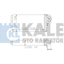 Kalorifer Radyatörü [ Peugeot 206, Citroen Xsara Picasso ] Dpmah