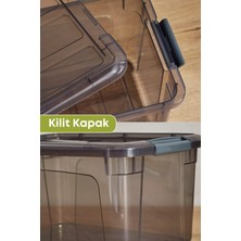 Grimor Life 6 Adet Kilitli Büyük Boy Saklama Kabı Seti 3 Lt.