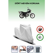 Breen Mondial 125 Kt Için Kilit Uyumlu Motosiklet Branda, Güvenli, Su Geçirmez Dayanıklı Kumaş