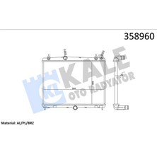 Radyatör Peugeot 407 508-C5 Iii DW10CTED4 2. Hdi 16V E5 10- Dpmah