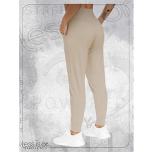 Bej Kadın Jogger Pantolon