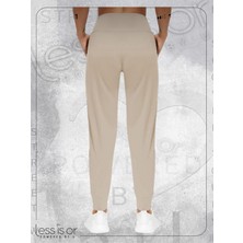 Bej Kadın Jogger Pantolon
