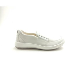 Legero Unisex Deri Ayakkabı Tanaro Bağcıksız 000215-1000 - Beyaz
