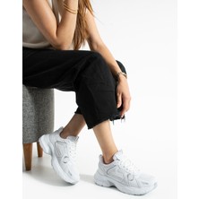 Hagrid Kadın Beyaz Fileli Spor Ayakkabı