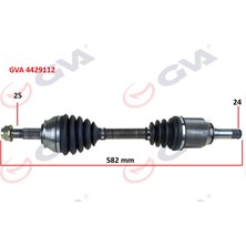 Komple Aks Sol Fiorino 1.3 Mtj 07-13 582MM Aks Lale Li Dpmah