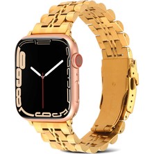​​​watch 7 41MM Uyumlu Krd-54 Metal Kordon Zore - Gold