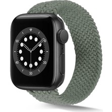 Watch Ultra 49MM Kordon Uyumlu Krd-38 Medium Strap Kayış Zore - Koyu Yeşil