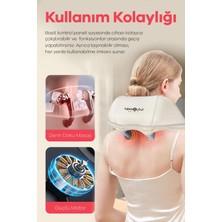 Teknoloji Gelsin Masaj Aleti Şarjlı Ovmalı Isıtmalı Yeni Nesil Insan Eli Yoğurmahisli Boyun Sırt Tasnablir Masj Cihaz