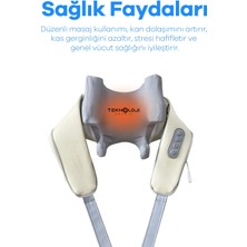 Teknoloji Gelsin Masaj Aleti Şarjlı Ovmalı Isıtmalı Yeni Nesil Insan Eli Yoğurmahisli Boyun Sırt Tasnablir Masj Cihaz