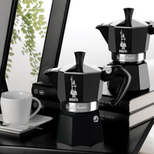 Bialetti Moka Express Siyah 6 Cup ( Moka Express 6 Cup Black Aluminum Moka Pot)