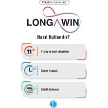 Longawin 30 Bitkisel Kapsül NR Nikotinamid Ribosid NMN Resveratrol PQQ