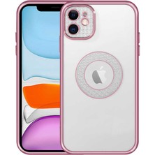 iPhone 12 Uyumlu Kamera Korumalı Logo Gösteren Crcr Esta Kapak-Siyah