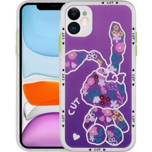 iPhone 11 Kılıf Kamera Korumalı Desenli Sert Crcr Hess Kapak-No1