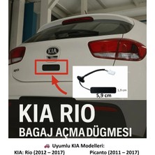 Hyundai & Kia Uyumlu Bagaj Açma Düğmesi Switch Buton (5,9cmx1,9cm)