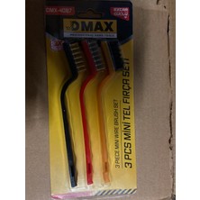 3 Parça Mini Tel Fırça Seti