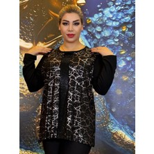 Bluz,günlük,yüksek Kaliteli,pamuk Ipliği,uzun Kollu,siyah Renk,desenli,