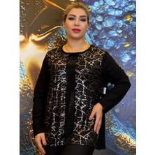 Bluz,günlük,yüksek Kaliteli,pamuk Ipliği,uzun Kollu,siyah Renk,desenli,