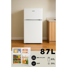 KUMTEL 87L MİNİ BUZDOLABI BEYAZ HTMF-90EW