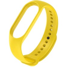 Xiaomi Mi Band 7 Uyumlu Klasik Kordon Zore - Sarı