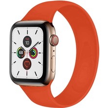 Watch 38MM Uyumlu Krd-31 Solo Loop Large Kordon Zore - Kırmızı