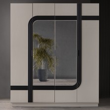 Gardırop, Bali 4 Kapaklı Aynalı Dolap