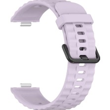 Redmud Teknoloji Huawei Watch Fit 3 / Fit 4 /Fit 4/ Fit5 / Fit 5 Pro  ile Uyumlu Official Siyah Tokalı Silikon Kordon