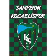 Kocaelispor Lisanslı 100X150 Balkon Bayrak Karo
