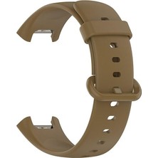 Microsonic Xiaomi Poco Watch Kordon, Silicone Sport Band Kahverengi