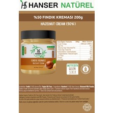 Hanser Natürel Fındık Kreması 200 gr