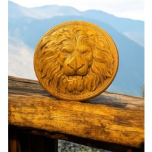 Ahşap Aslan Kabartma Oyma Tablo, Ahşap Aslan Tablosu, Oyma Aslan Tablo, Kabartma Ahşap Tablo