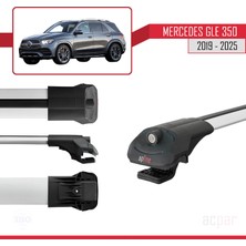 Mercedes Gle Class 4 (V167) 2019 ve Sonrası ile Uyumlu Ace-1 Ara Atkı Tavan Barı Gri 2 Adet