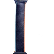 Watch Ultra 49MM Kordon Uyumlu Krd-03 Hasır Strap Kayış Mbtm - 68-Deep Navy