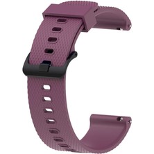 Huawei Gt2 42MM Krd-46 20MM Uyumlu Kordon Mbtm - Koyu Mor