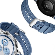 Huawei Watch Gt 5 Uyumlu Mbtm KRD-128 Silikon Kordon-Gri