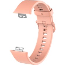 Huawei Watch Fit Krd-43 Uyumlu Kordon Mbtm - Pembe Açık