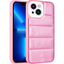 iPhone 13 Kılıf Kamera Korumalı Airbagli Renkli Mbtm Seksek Kapak-Pembe